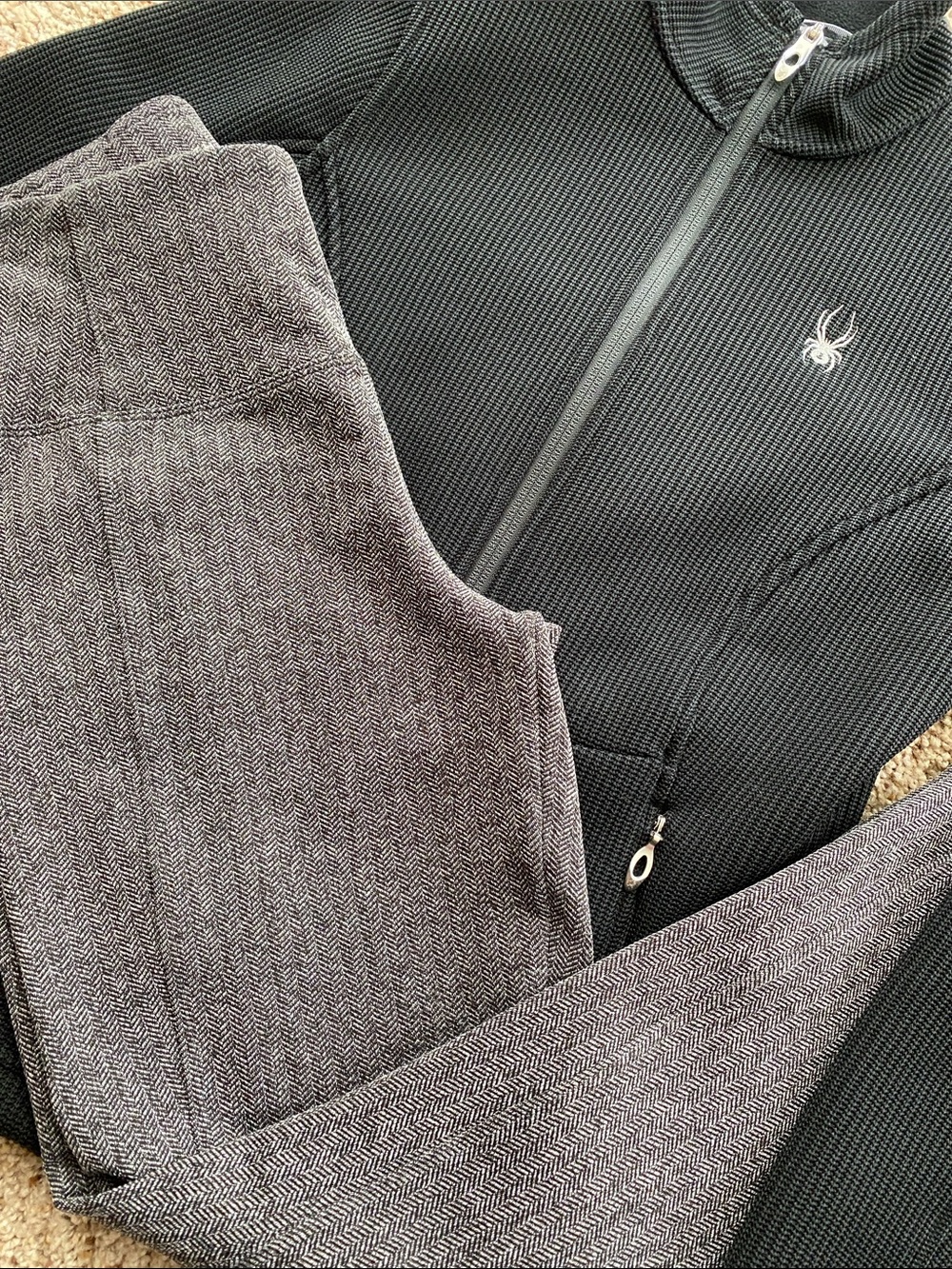 Athleta Delancey Textured Legging (Grey)